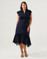 Dune Dancer Dress - Navy - Estelle Clothing