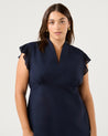 Dune Dancer Dress - Navy - Estelle Clothing