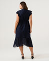 Dune Dancer Dress - Navy - Estelle Clothing