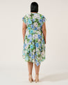 Aqua Dress - Print - Estelle Clothing