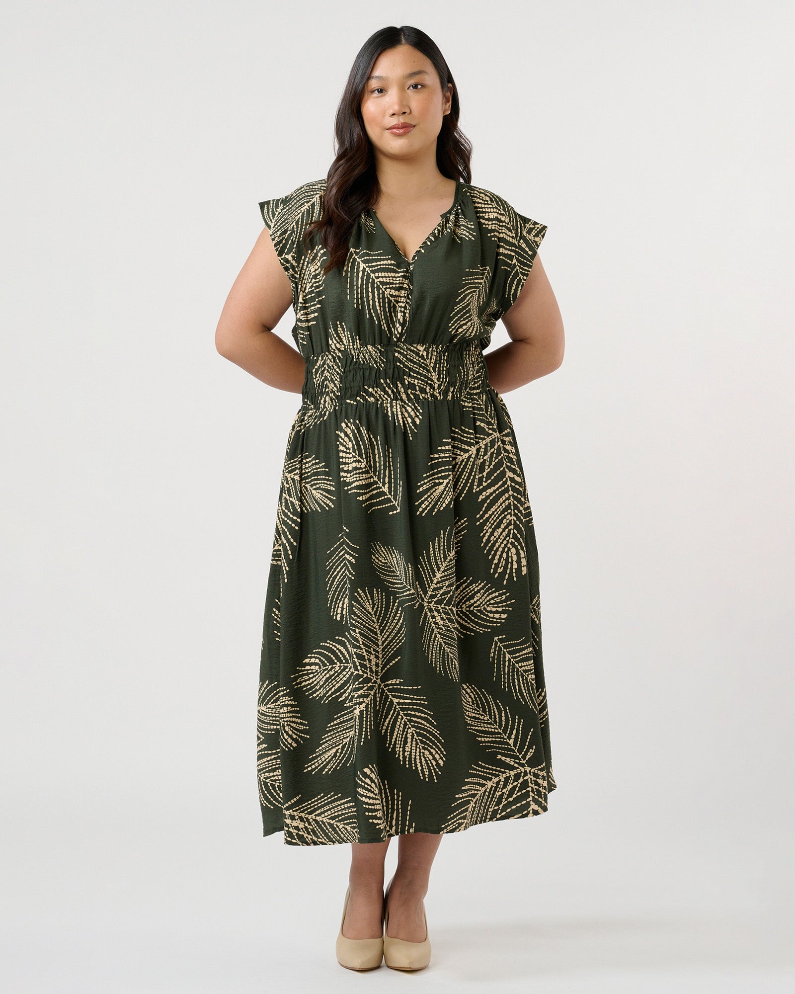 Palmer Dress - Green - Estelle Clothing
