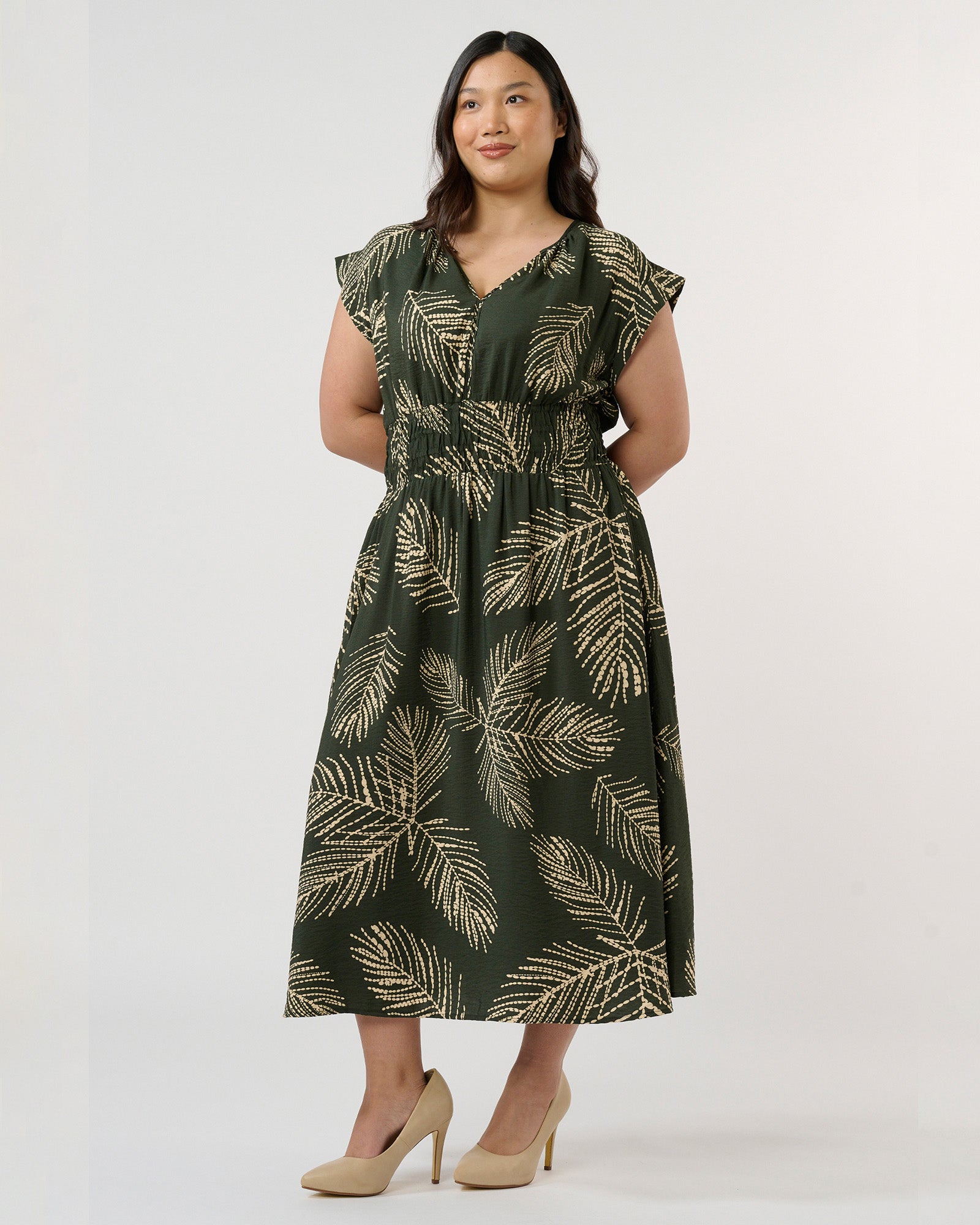 Palmer Dress - Green - Estelle Clothing