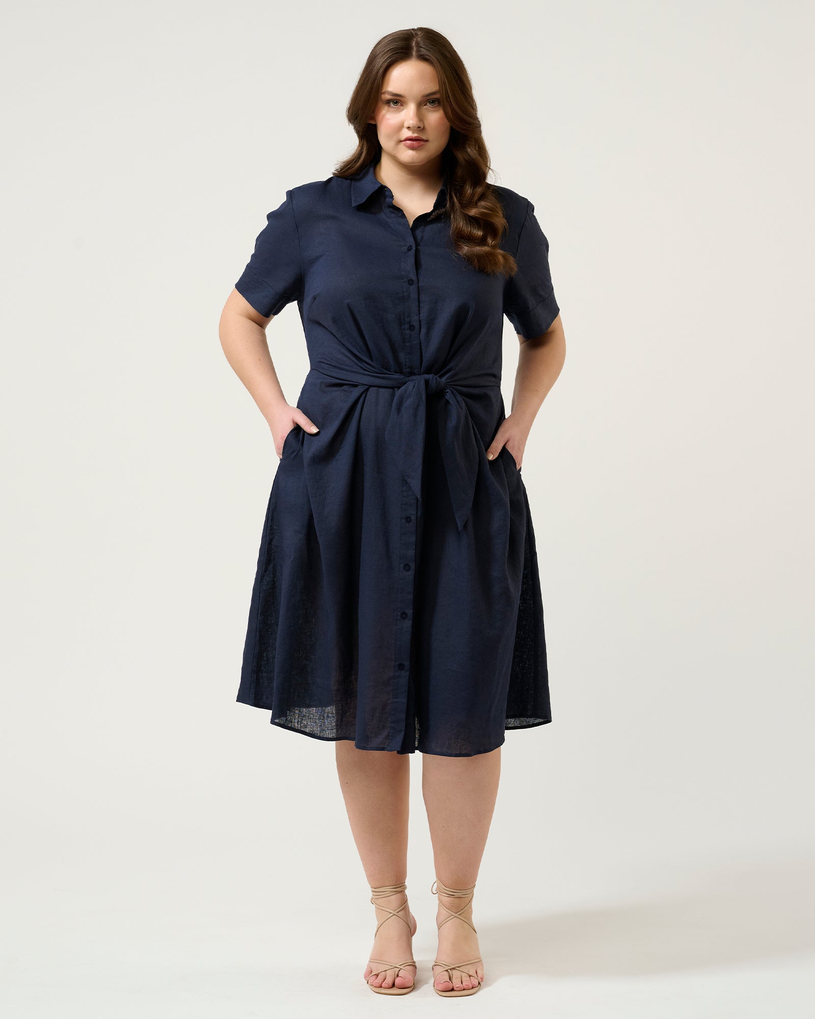 Esther Dress - Navy - Estelle Clothing