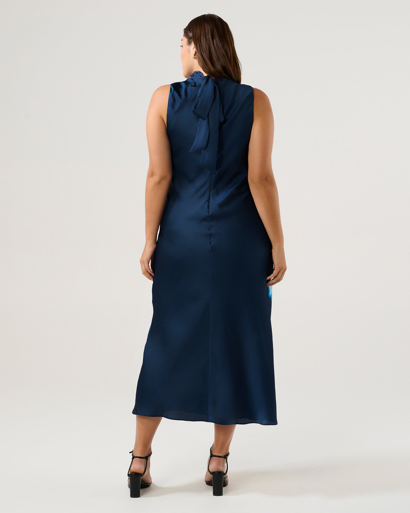 Mayla Dress - Midnight Blue/Azure - Estelle Clothing