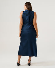 Mayla Dress - Midnight Blue/Azure - Estelle Clothing