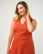 Carmen Dress - Tangerine - Estelle Clothing