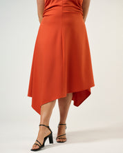 Carmen Dress - Tangerine - Estelle Clothing