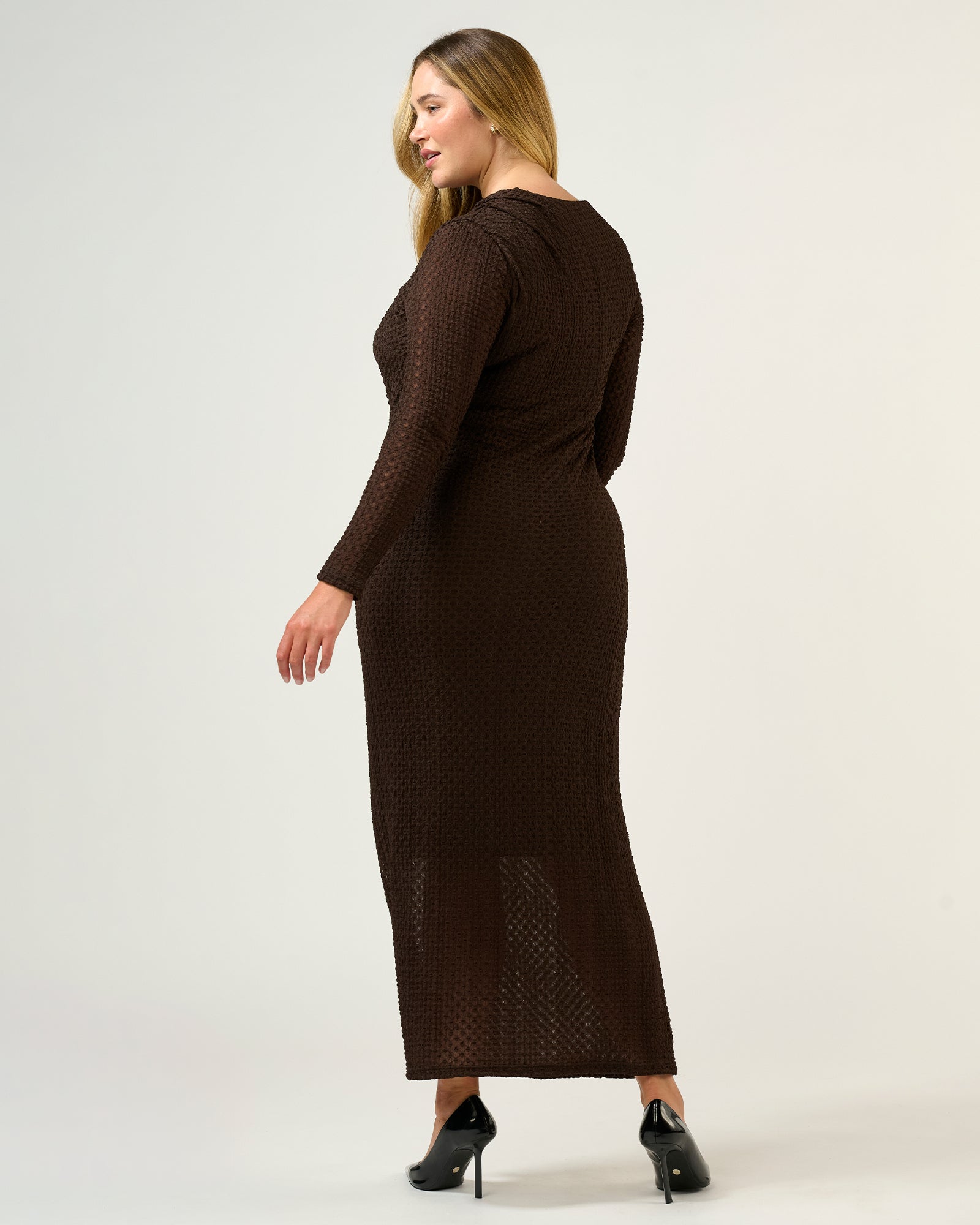 Naomi Dress - Espresso - Estelle Clothing
