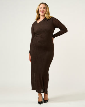 Naomi Dress - Espresso - Estelle Clothing