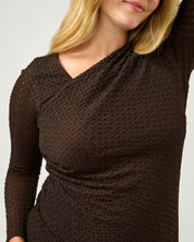Naomi Dress - Espresso - Estelle Clothing