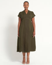 Arden Dress - Olive - Estelle Clothing