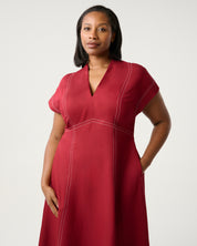 Arden Dress - Raspberry - Estelle clothing