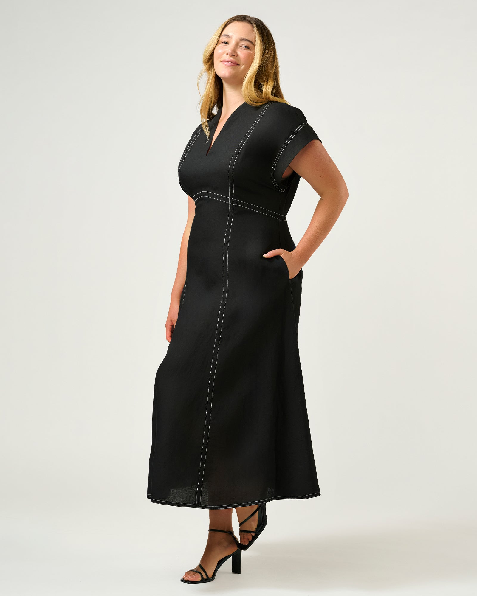 Arden Dress - Black - Estelle Clothing
