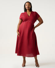 Arden Dress - Raspberry - Estelle clothing