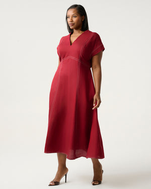 Arden Dress - Raspberry - Estelle clothing