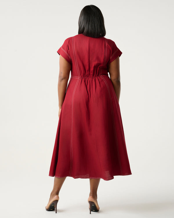 Arden Dress - Raspberry - Estelle clothing