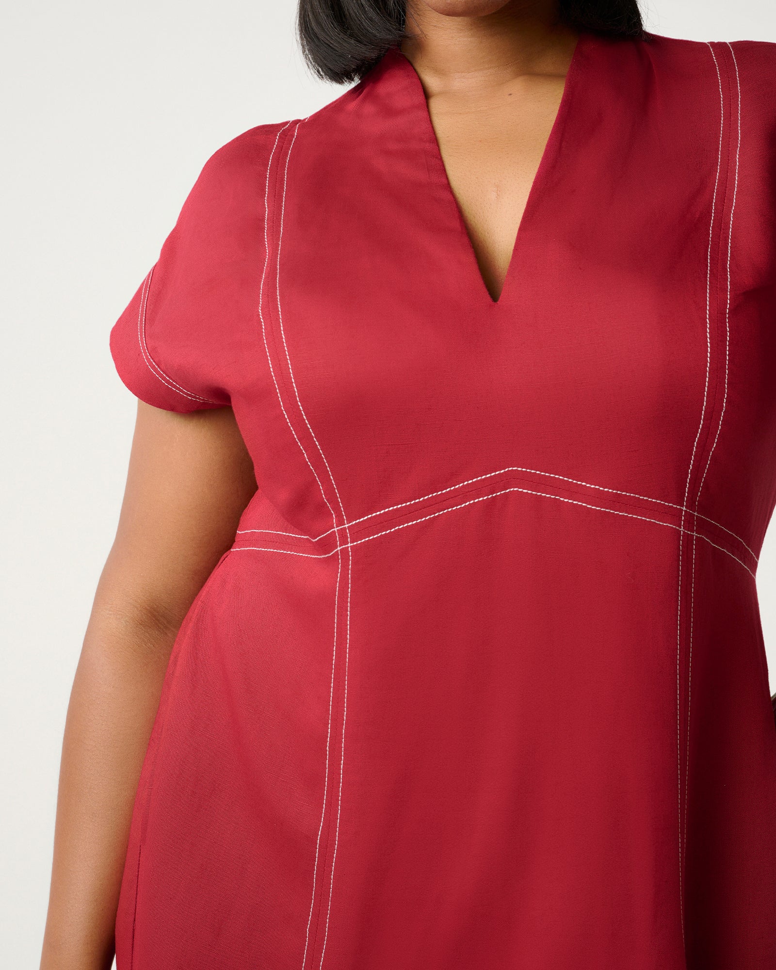 Arden Dress - Raspberry - Estelle clothing