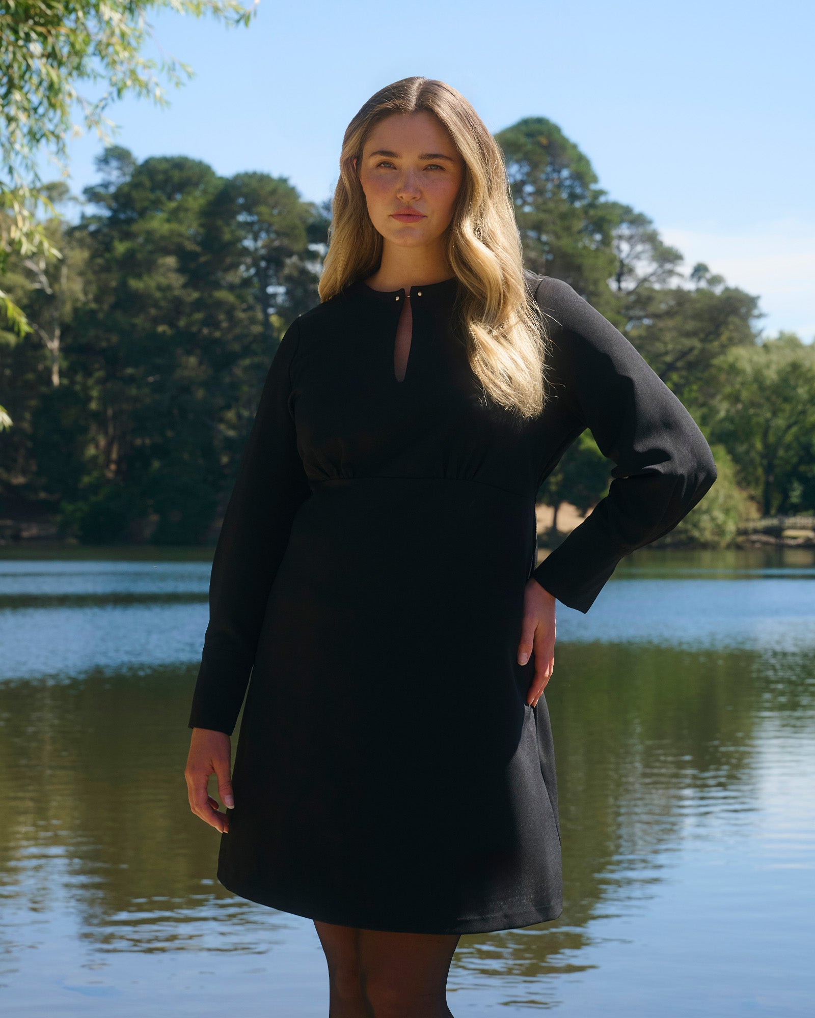 Nia Dress - Black - Estelle Clothing
