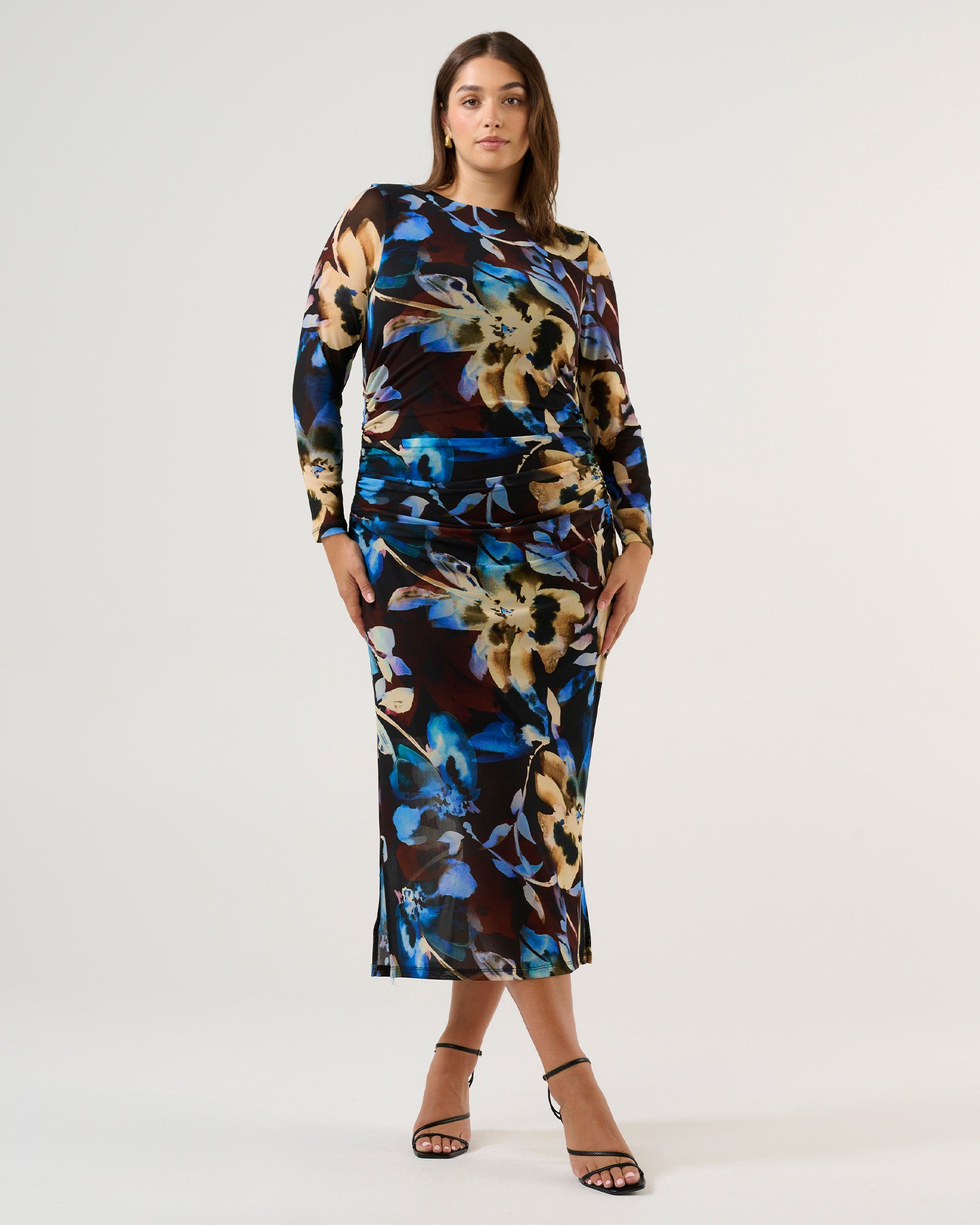 Cleo Dress - Choc Winter - Estelle Clothing
