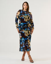 Cleo Dress - Choc Winter - Estelle Clothing
