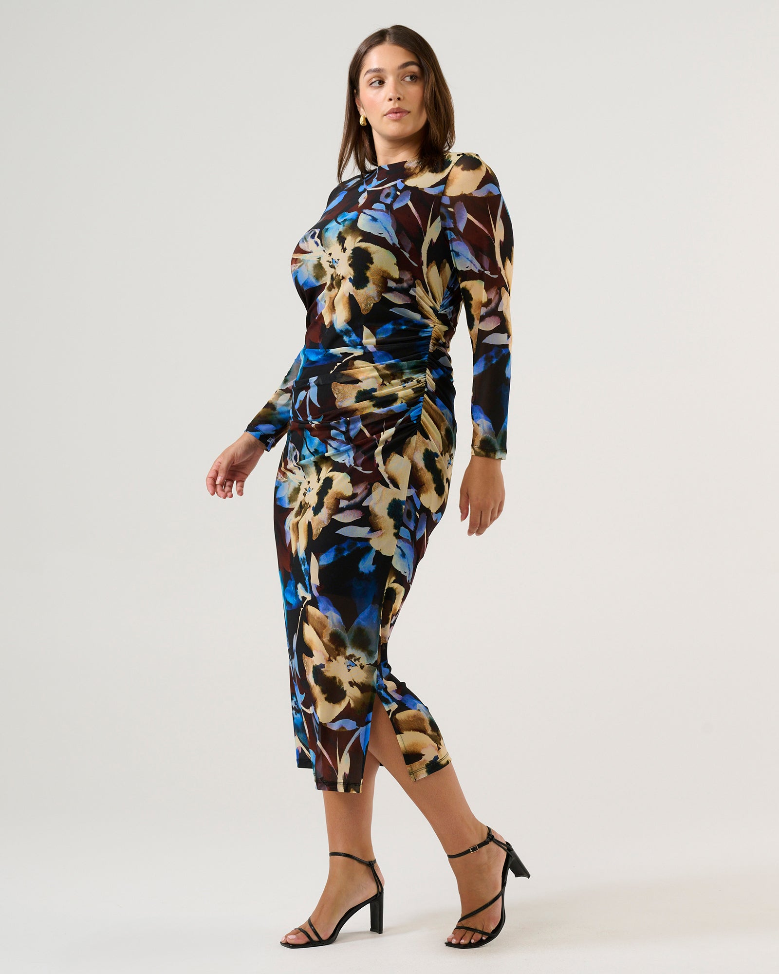 Cleo Dress - Choc Winter - Estelle Clothing
