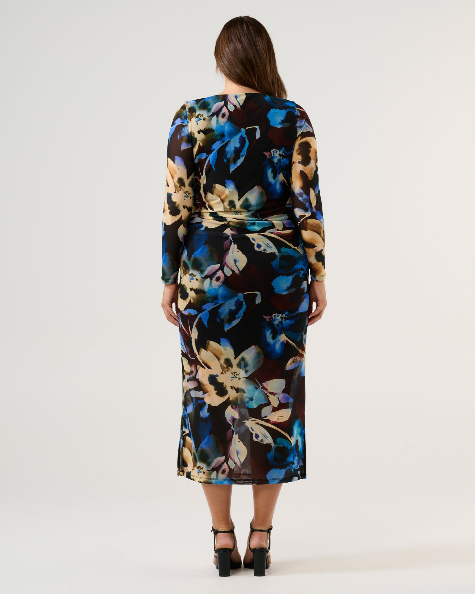 cleo floral maxi dress Cleo Strapless Column Gown 14 / Herbal Drift Zen in Bloom