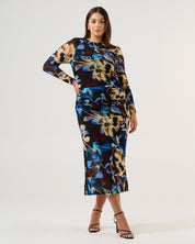 Cleo Dress - Choc Winter - Estelle Clothing
