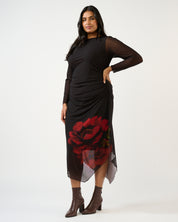 Raya Dress - Choc Rose - Estelle Clothing
