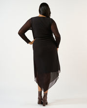 Raya Dress - Choc Rose - Estelle Clothing
