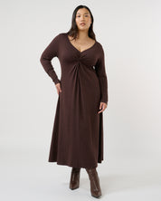 Equinox Dress - Cocoa - Estelle Clothing
