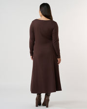 Equinox Dress - Cocoa - Estelle Clothing