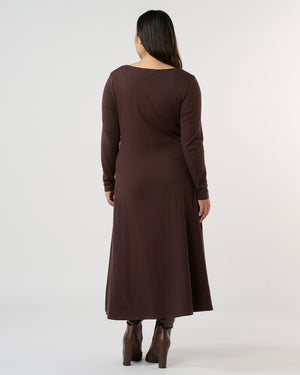 Equinox Dress - Cocoa - Estelle Clothing