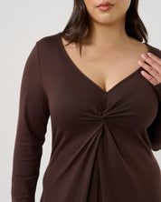 Equinox Dress - Cocoa - Estelle Clothing