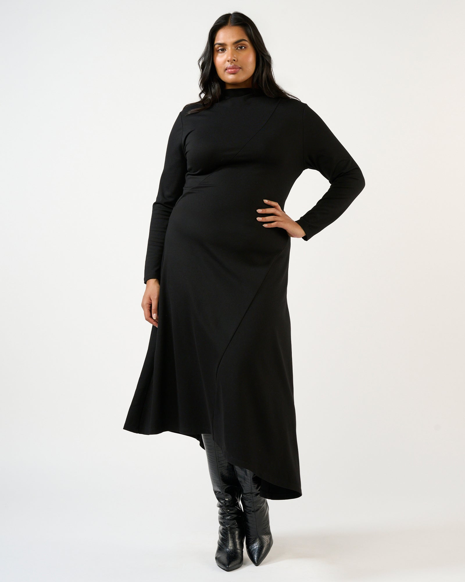 Abagail Dress - Black - Estelle Clothing
