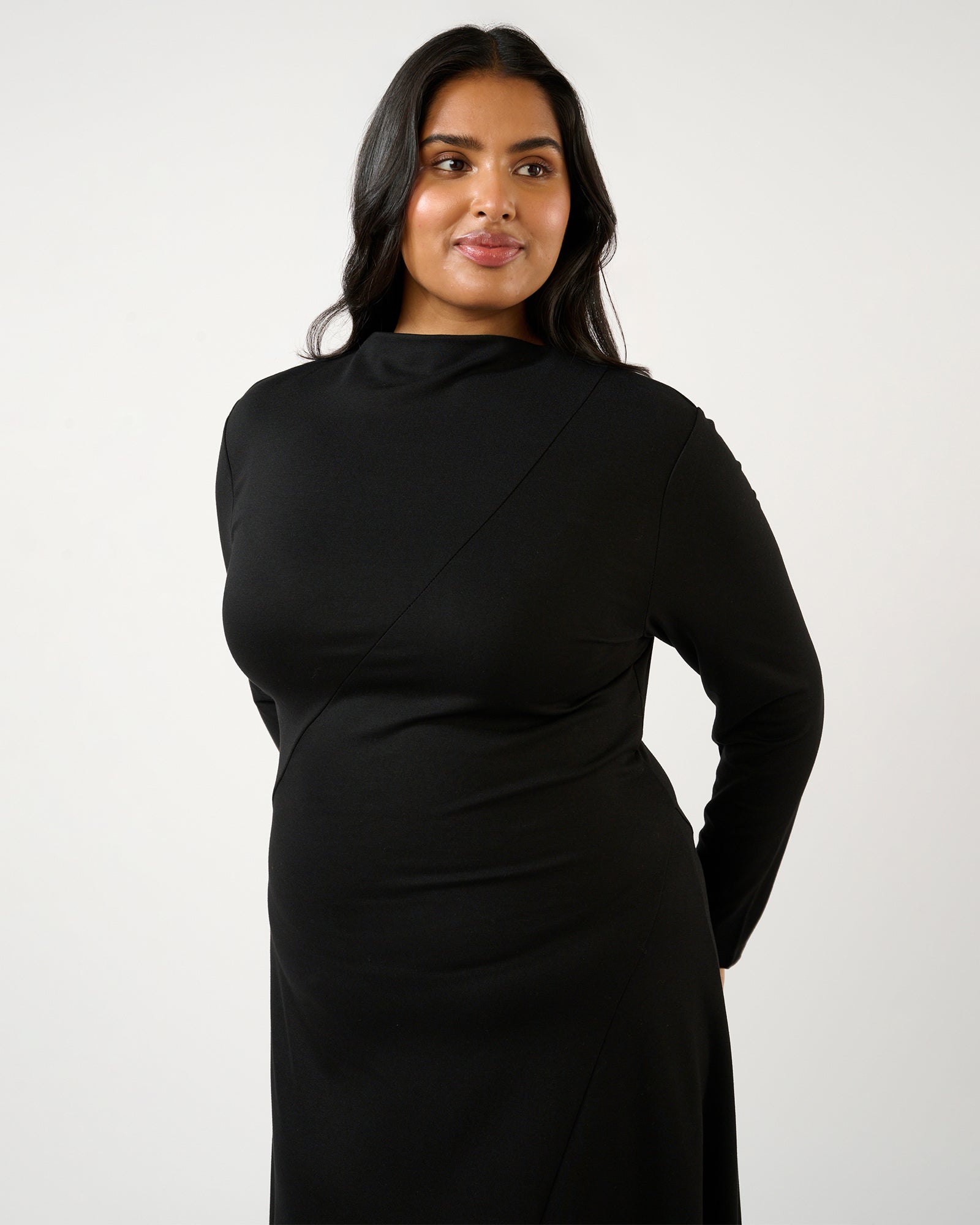 Abagail Dress - Black - Estelle Clothing
