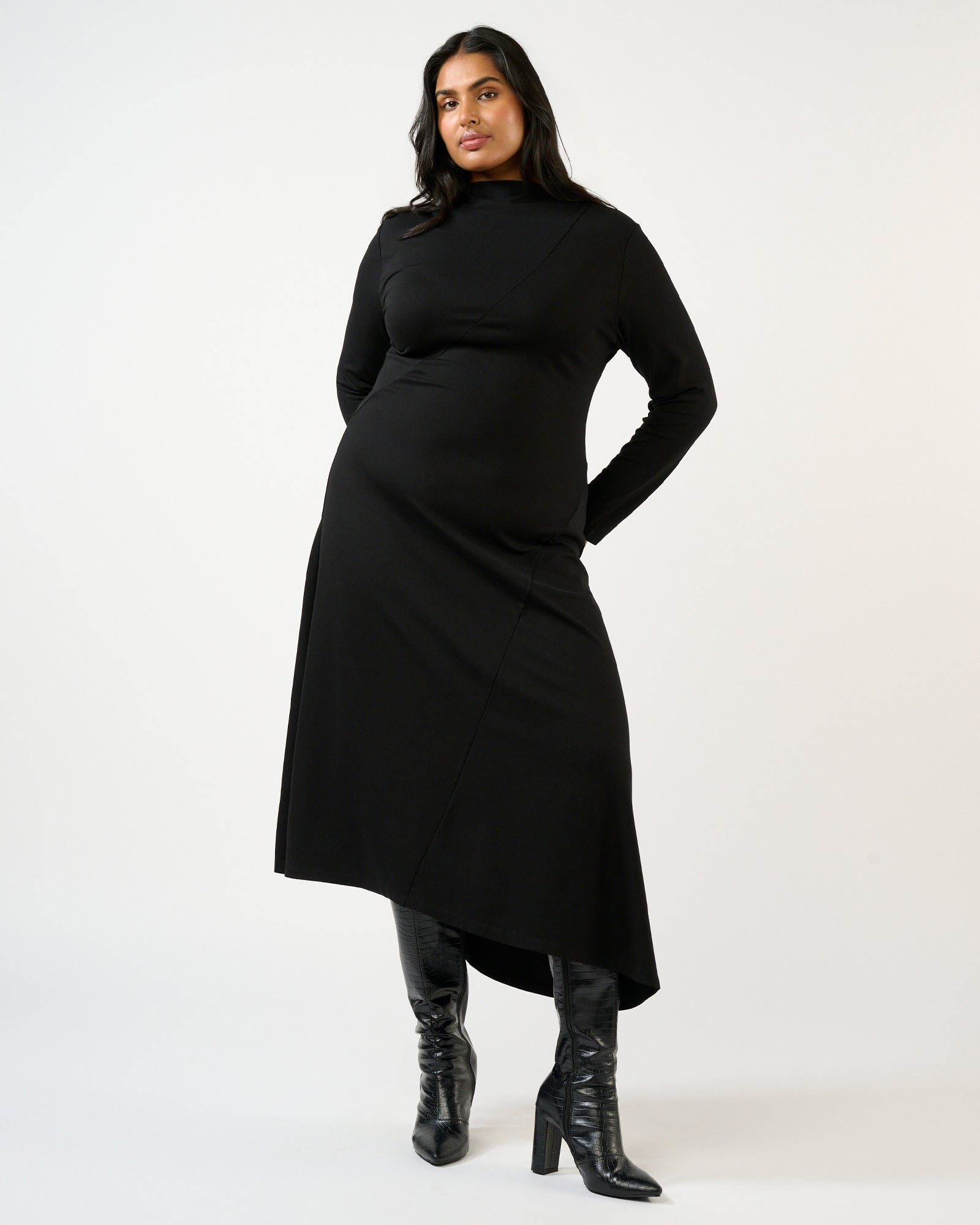 Abagail Dress - Black - Estelle Clothing

