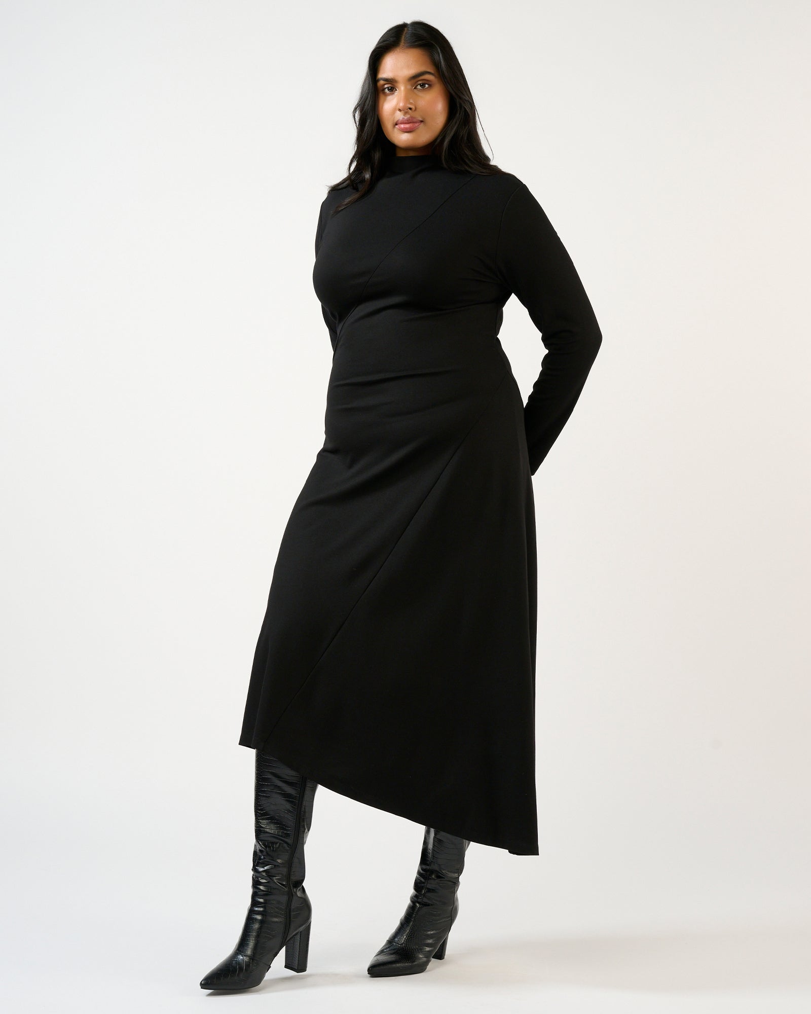 Abagail Dress - Black - Estelle Clothing
