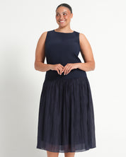 Jaylee Dress - Navy - Estelle Clothing