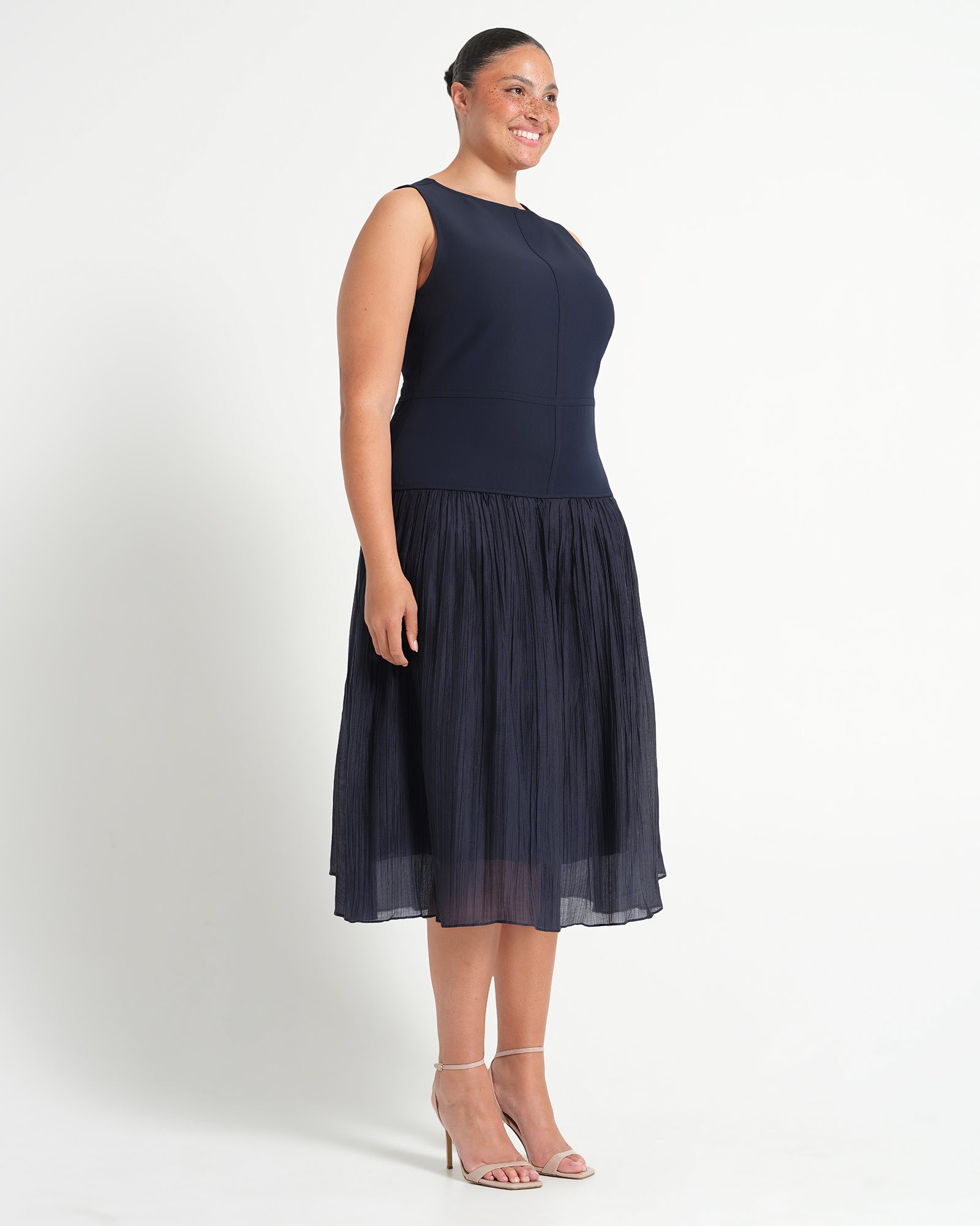 Jaylee Dress - Navy - Estelle Clothing