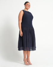 Jaylee Dress - Navy - Estelle Clothing
