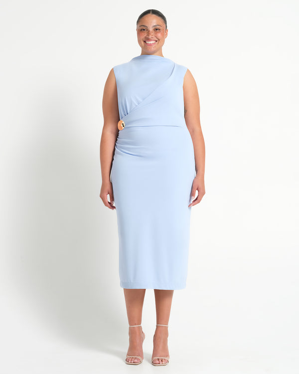 LIVIA DRESS - BLUEBELL - Estelle Clothing