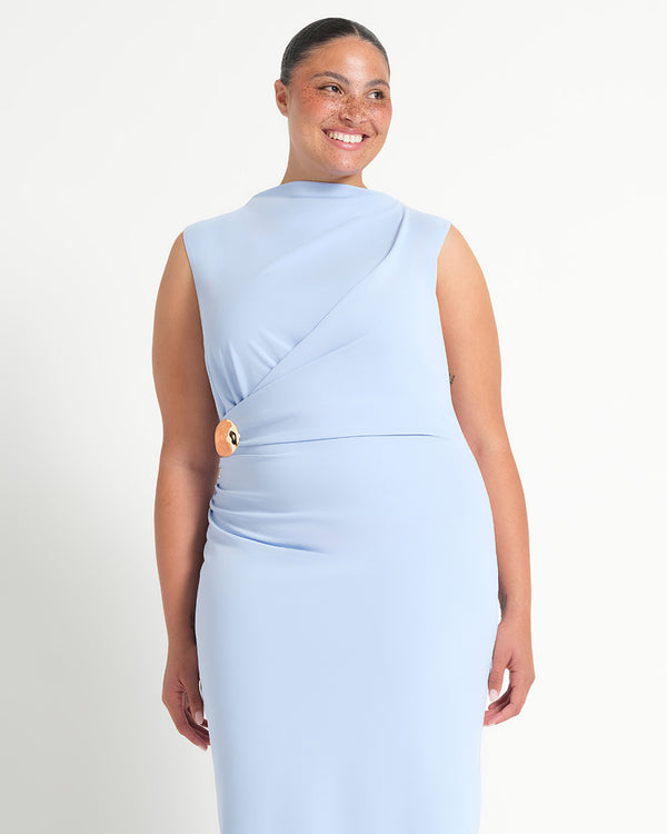 LIVIA DRESS - BLUEBELL - Estelle Clothing