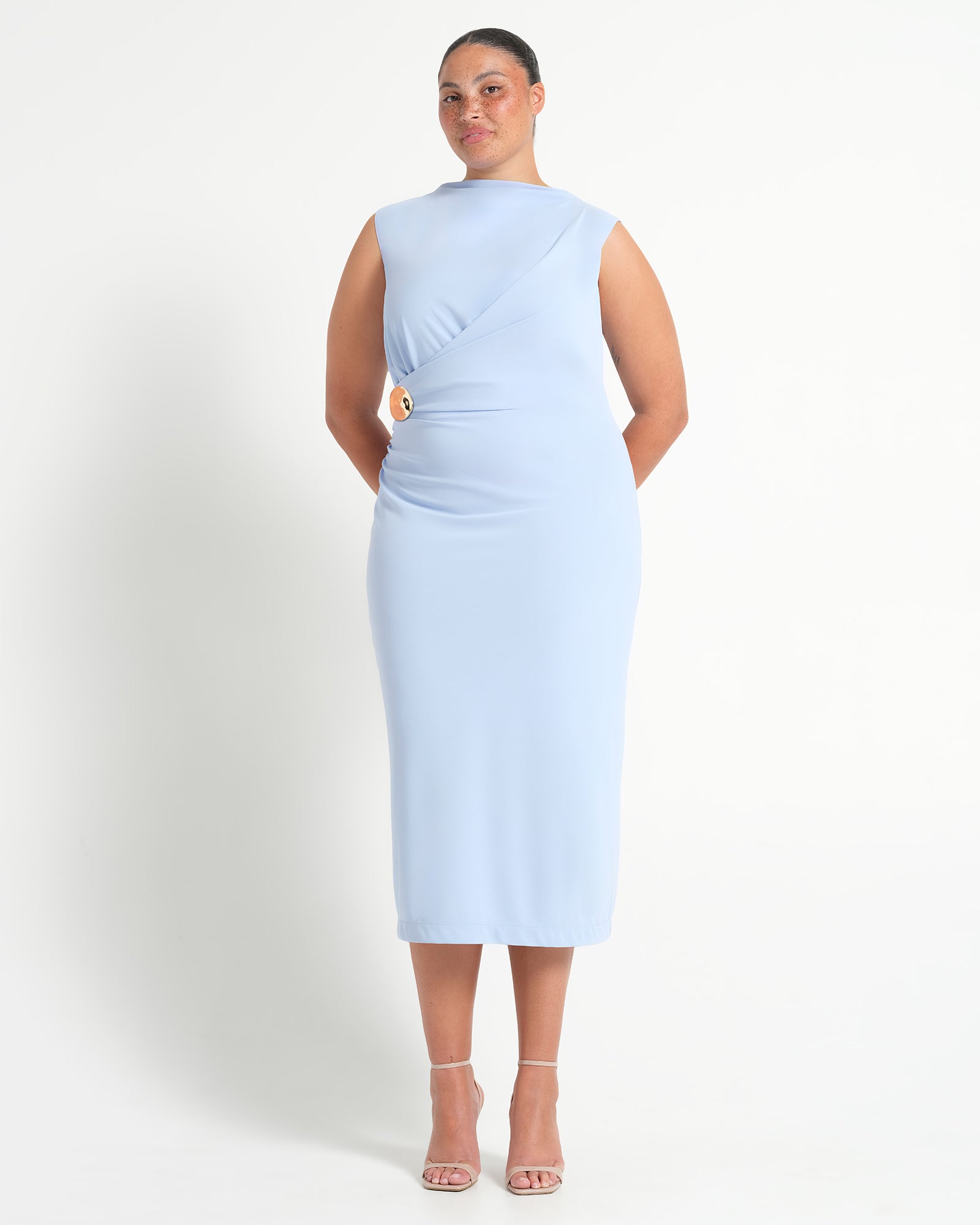 LIVIA DRESS - BLUEBELL - Estelle Clothing