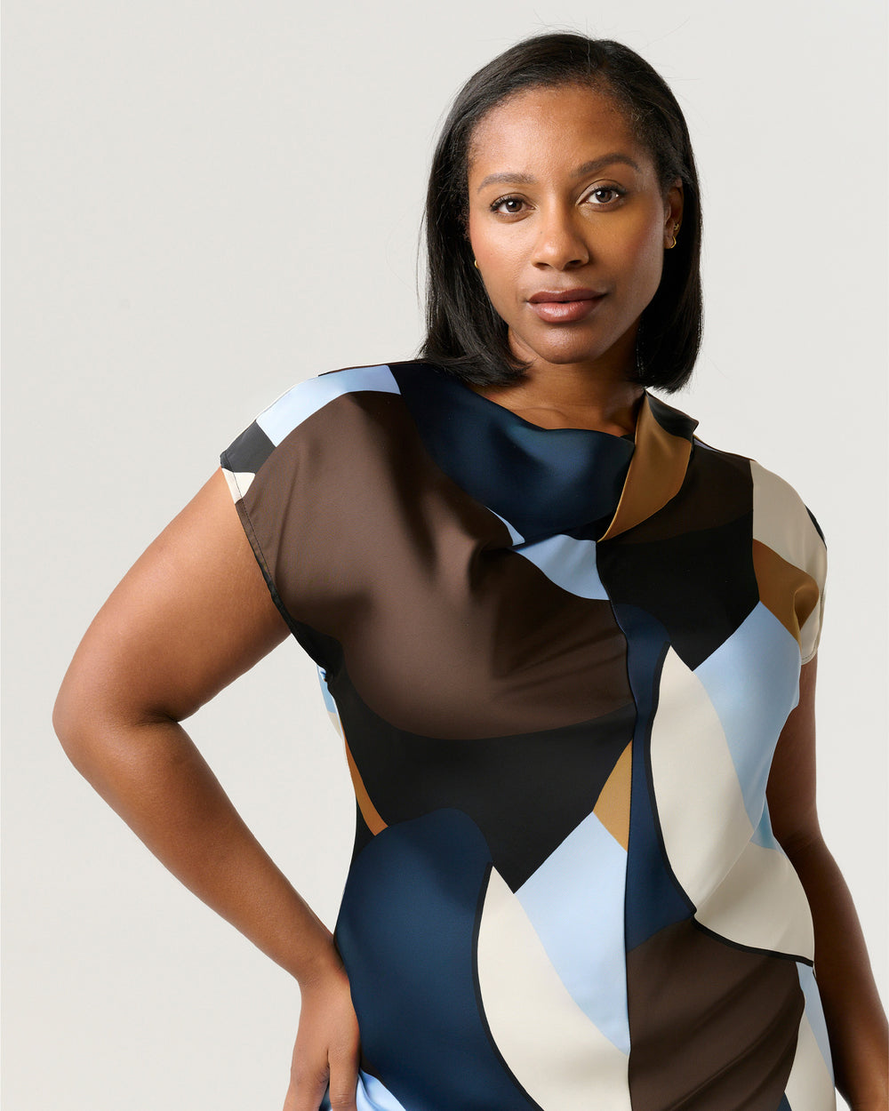 JORJA DRESS - GEO TIDES - Estelle Clothing
