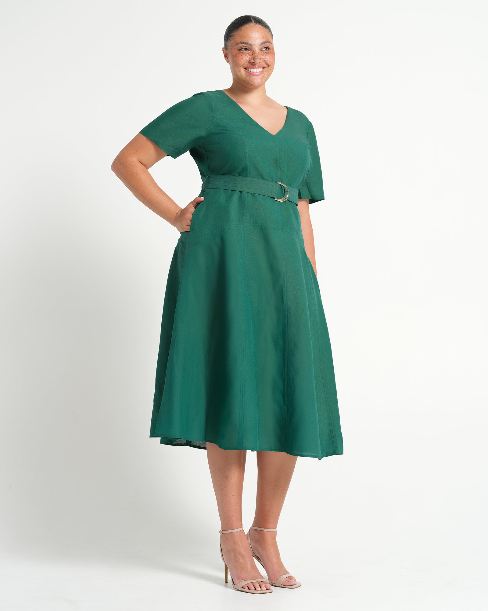 AELIN DRESS - JADE - Estelle Clothing

