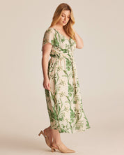 ANAYA DRESS - CREAM/GARDEN - Estelle Clothing
