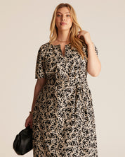Noirette Dress - Black/Cream - Estelle Clothing

