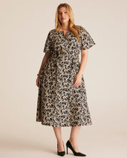 Noirette Dress - Black/Cream - Estelle Clothing
