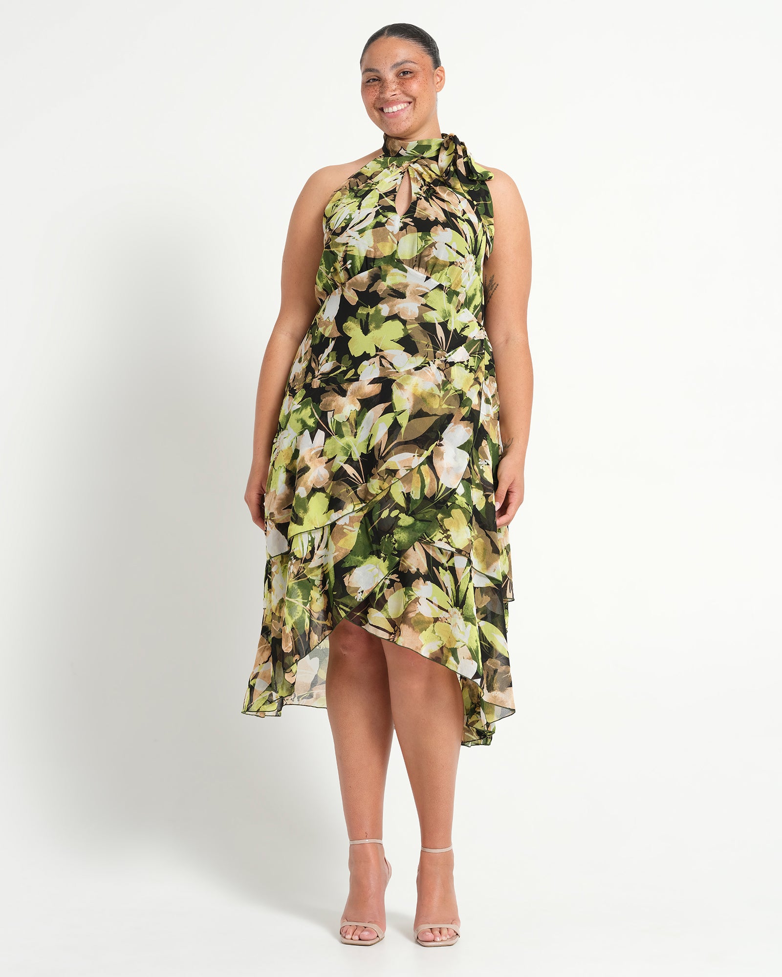 CHLORA DRESS - IVY - Estelle Clothing
