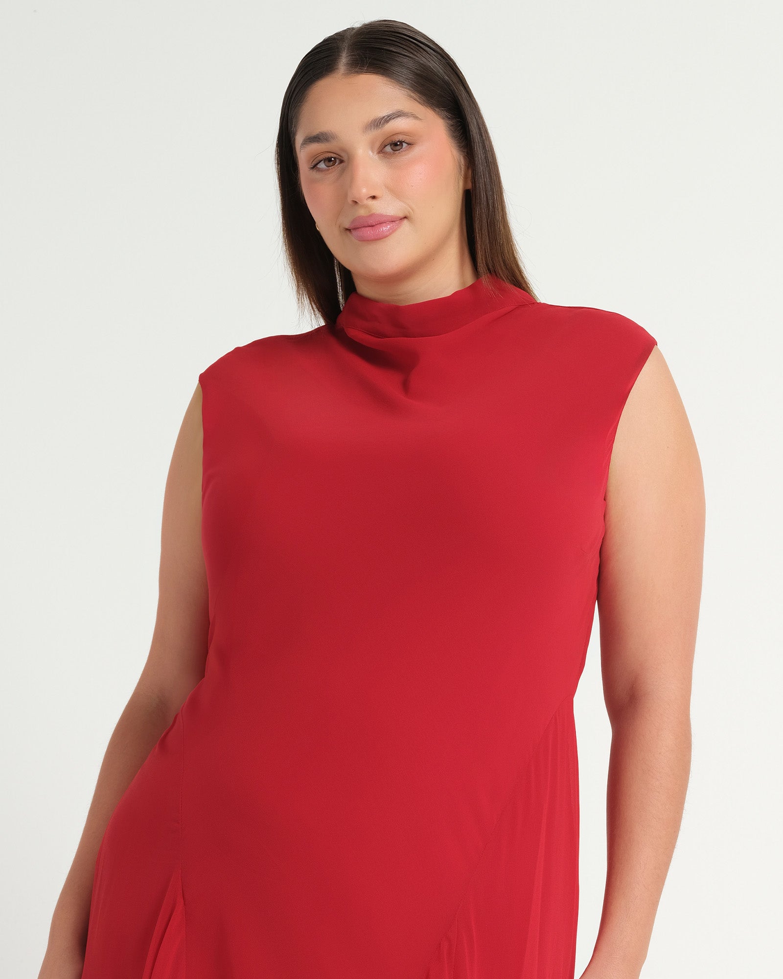 Holly Dress - Cranberry - Estelle Clothing
